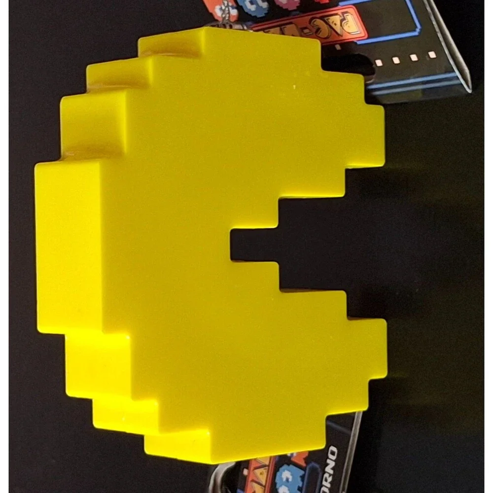 Lot 0f 4 New Pac Man Yellow Game Figures Christmas Ornament  Decor 2024 Ruz